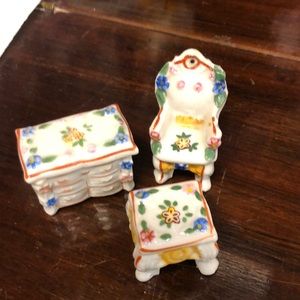 Occupied Japan Trinket Box & more